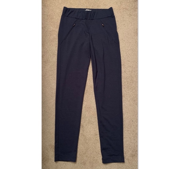 Navy Blue Alfred Sung Jeggings - Picture 1 of 1